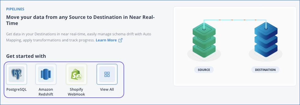 Configure source, Intercom webhook to redshift